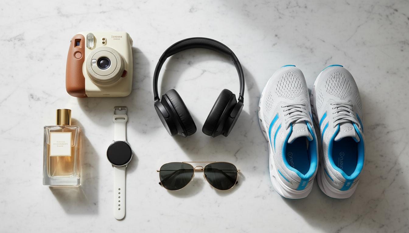 Modern lifestyle products showcase